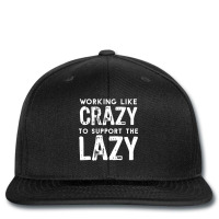 Hot Trend Working Like Crazy To Support The Lazy-c80xu Printed Hat | Artistshot