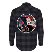 Japanese Geisha Fox Mask Vaporwave Urban Style Flannel Shirt | Artistshot