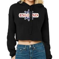 England Uk History Cropped Hoodie | Artistshot