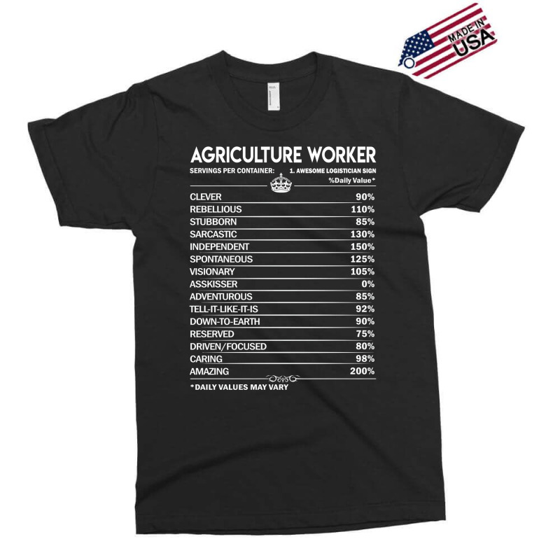 Agriculture Worker T  Daily Factors 2 Gift Item Tee (1) Exclusive T-shirt | Artistshot