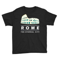 Vintage Rome Italy Roman Colosseum Souvenir Romans Empire T Shirt Youth Tee | Artistshot