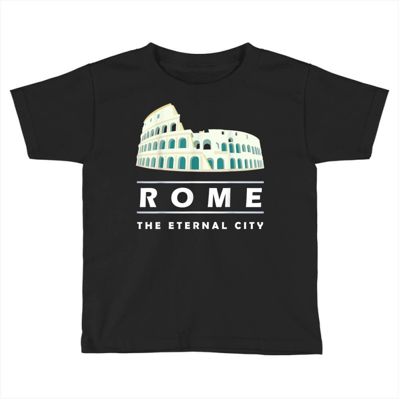 Vintage Rome Italy Roman Colosseum Souvenir Romans Empire T Shirt Toddler T-shirt by brict6eguo | Artistshot