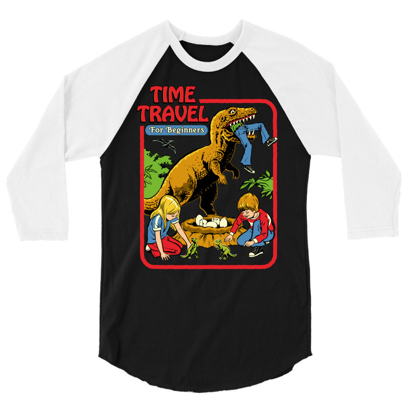 Time Travel For Beginners 3/4 Sleeve Shirt by nikossbobalyn | Artistshot