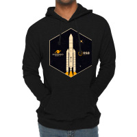 Esa European Space Agency Ariane Lightweight Hoodie | Artistshot