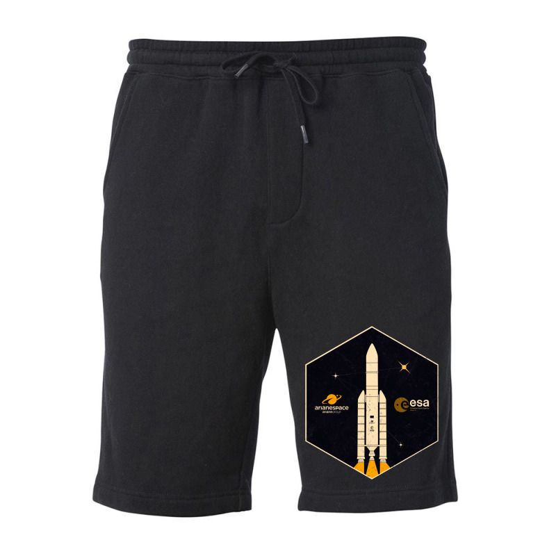 Esa European Space Agency Ariane Fleece Short | Artistshot