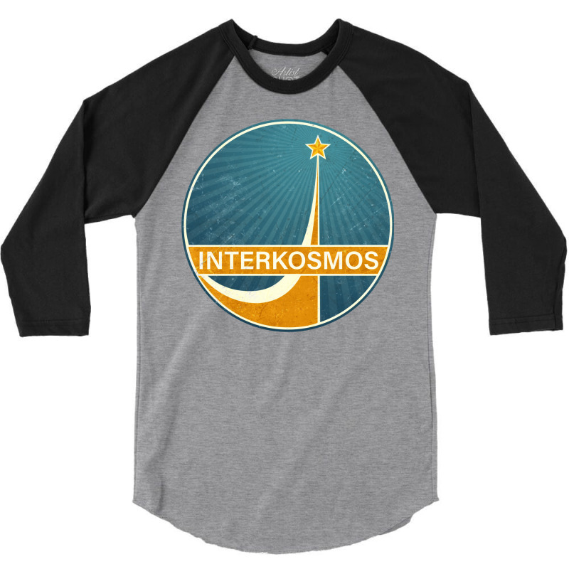 Space Exploration Interkosmos Pop Art 3/4 Sleeve Shirt by chouaasmeehv | Artistshot