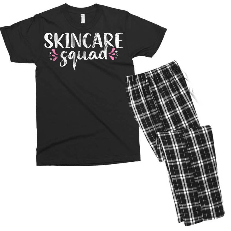 Vintage Skincare Squad Facialist Skin Esthetician Skincare T Shirt Men's T-shirt Pajama Set | Artistshot