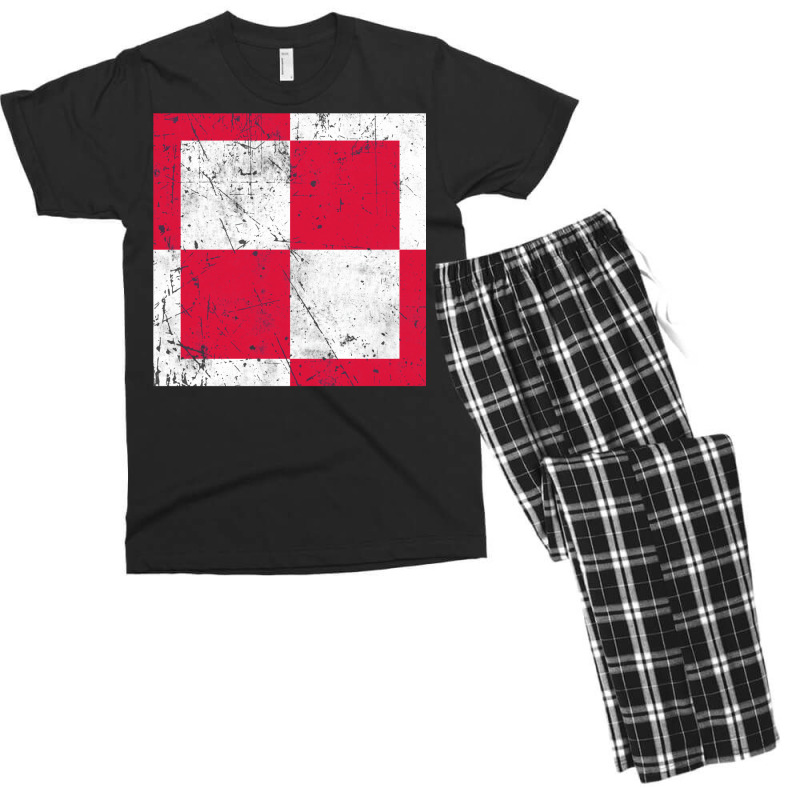 Poland Flag Air Force Roundel Men's T-shirt Pajama Set by kassirromkes5 | Artistshot