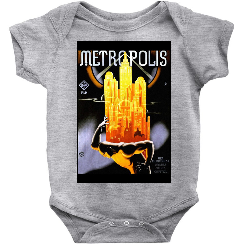 Metropolis Baby Bodysuit by danielwasiy | Artistshot