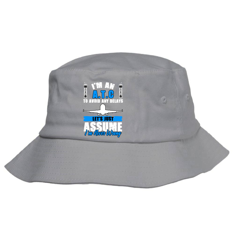 Funny Air Traffic Control For A Runway Flight Controller Atc Hippie Bucket Hat by zinkeepika | Artistshot