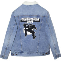 Nuclear Test Operation Unisex Sherpa-lined Denim Jacket | Artistshot