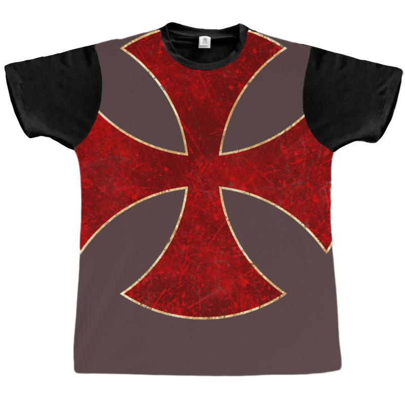 Crusader Knights Templar Cross 1 Graphic T-shirt | Artistshot