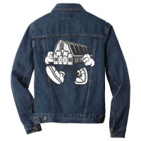 Barn Figure Farm Travel (1) Men Denim Jacket | Artistshot