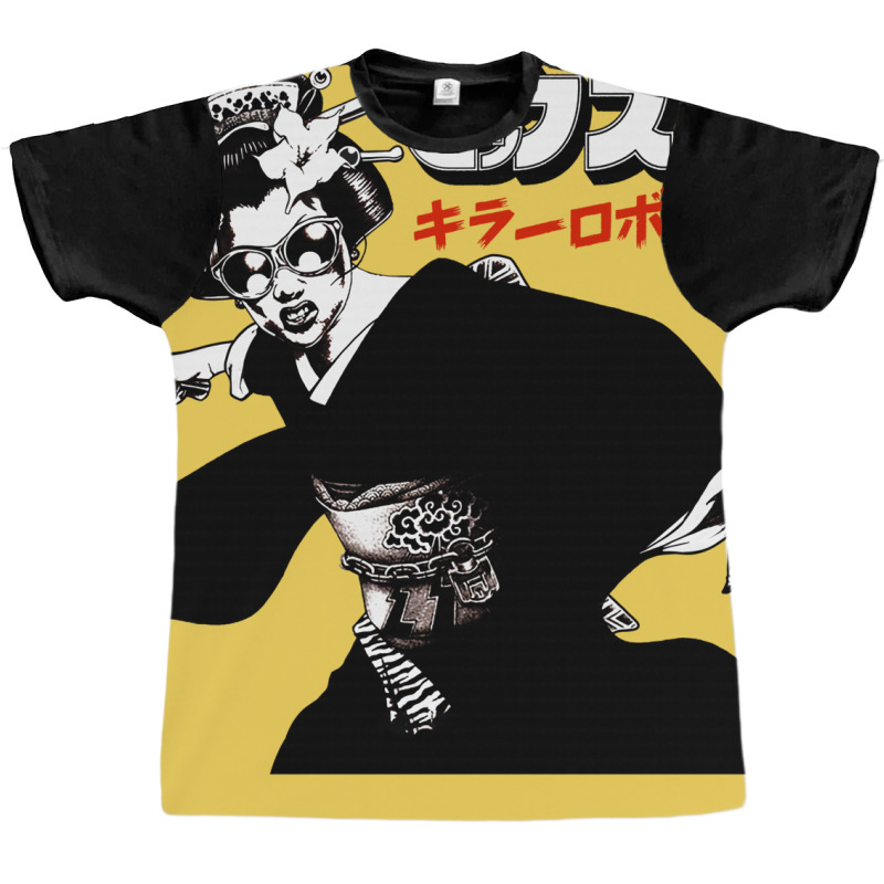 Japanese Geisha Urban Pop Art Style Graphic T-shirt | Artistshot