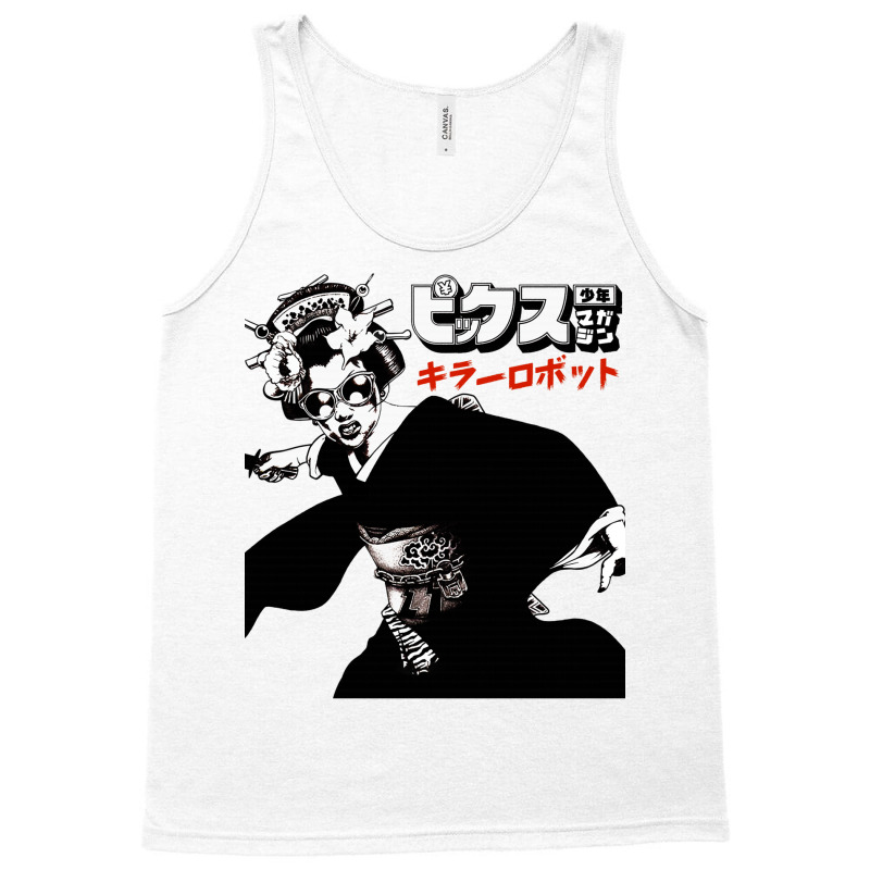 Japanese Geisha Urban Pop Art Style Tank Top | Artistshot