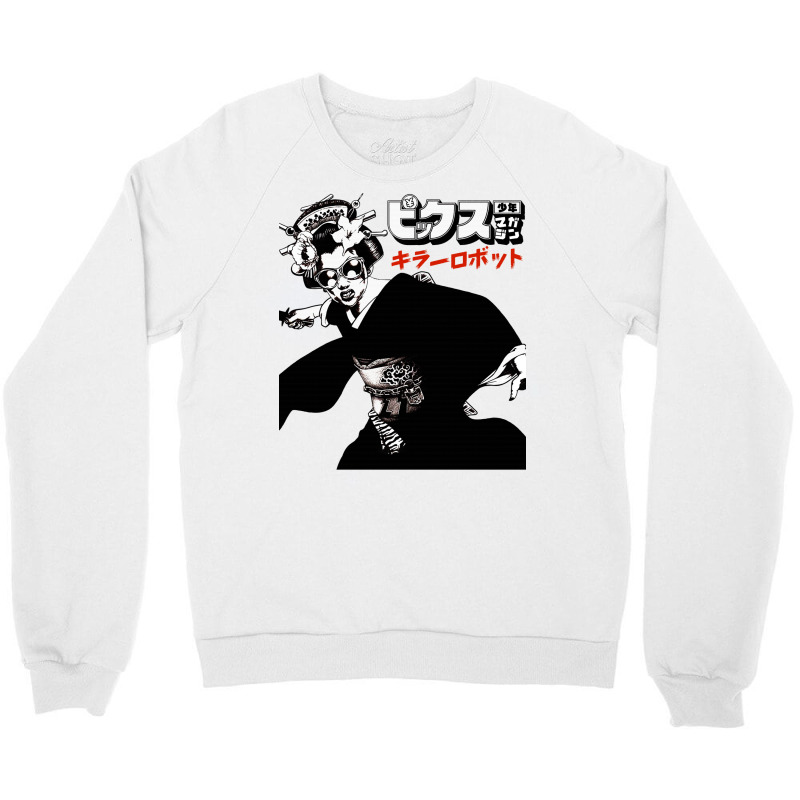 Japanese Geisha Urban Pop Art Style Crewneck Sweatshirt | Artistshot