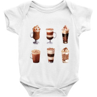 Caramel Coffee,assorted Caramel Coffee Latte Baby Bodysuit | Artistshot