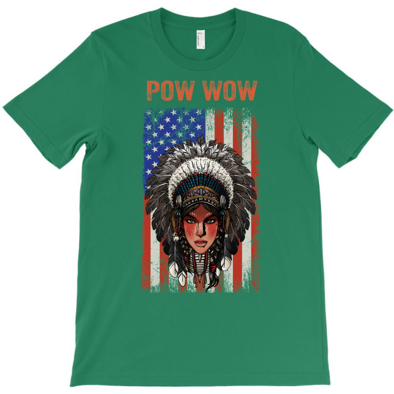 Powwow Merican T-Shirt by kassirromkes5 | Artistshot