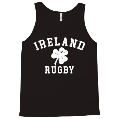 Ireland Rugby Shirt   Irish Shamrock Rugby T Shirt Tank Top Designed By Levinekelly