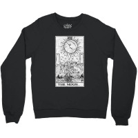 The Moon Tarot Card Major Arcana Fortune Telling Occult Essential Crewneck Sweatshirt | Artistshot