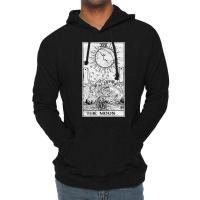 The Moon Tarot Card Major Arcana Fortune Telling Occult Essential Lightweight Hoodie | Artistshot