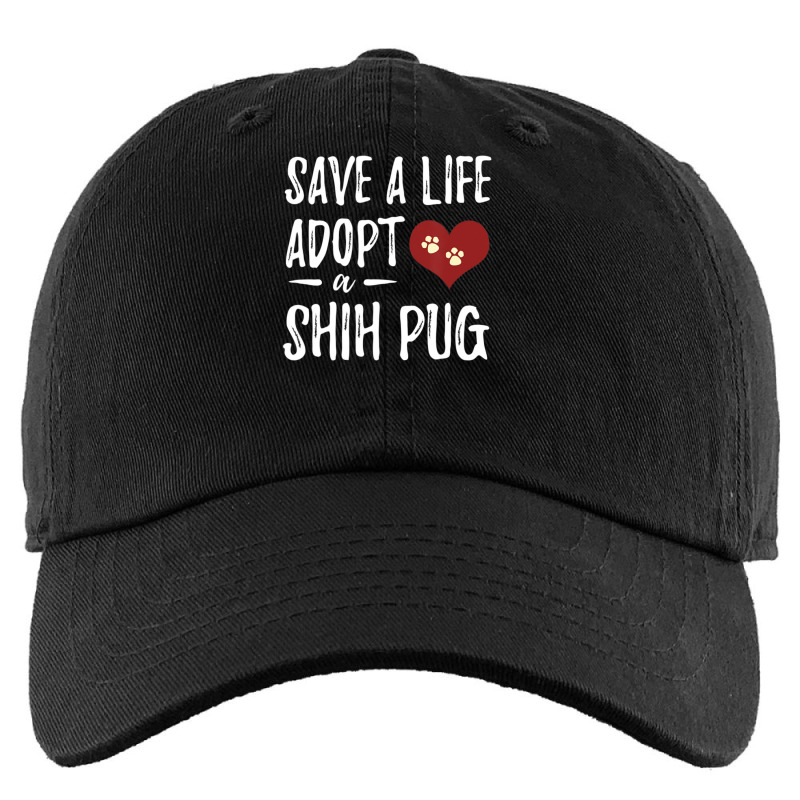 Limited Edition Adopt A Shih Pug Rescue Dog Mom Kids Cap | Artistshot