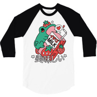 Cute Frog Milk 3/4 Sleeve Shirt | Artistshot