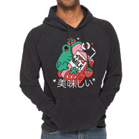 Cute Frog Milk Vintage Hoodie | Artistshot