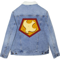 Peacemaker Emblem Unisex Sherpa-lined Denim Jacket | Artistshot