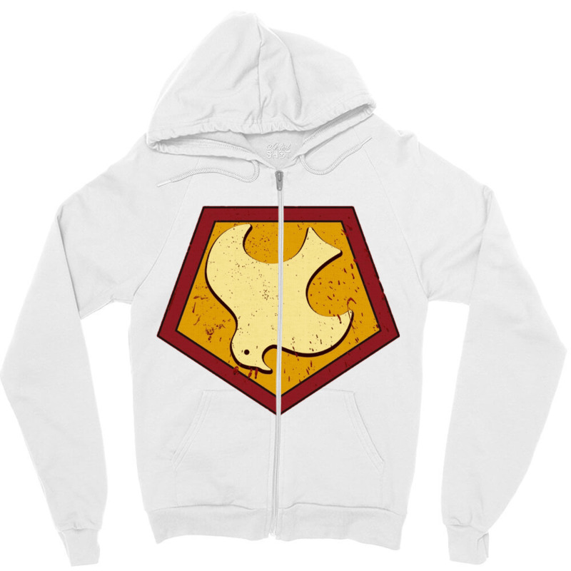 Peacemaker Emblem Zipper Hoodie | Artistshot