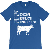 Adoring My Cows Cows Bulls Farming Farm Dairy Farmer T-shirt | Artistshot