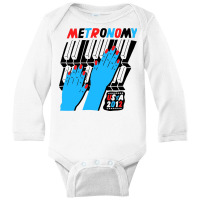 Metronomy Electronic Müsic Long Sleeve Baby Bodysuit | Artistshot