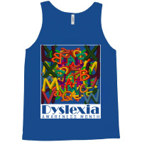 Dyslexia Awareness Month 3d Mixed Letters Girl Tank Top | Artistshot