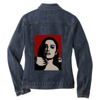 Banks Pop Art Ladies Denim Jacket | Artistshot