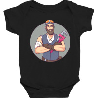 Limited Edition World's Okayest Ironworker Essential Baby Bodysuit | Artistshot