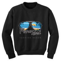 Hot Trend Marco Island Florida Palm Tree Sunglasses Youth Sweatshirt | Artistshot