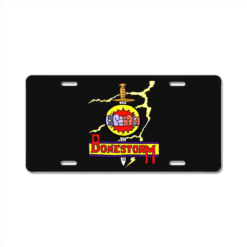 Simpsons Bonestorm License Plate | Artistshot