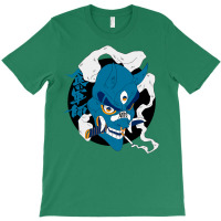 Japanese Samurai Oni Mask Urban Vaporwave Style T-shirt | Artistshot