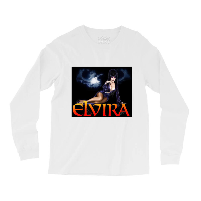 Elvira Nice Of Night Long Sleeve Shirts | Artistshot