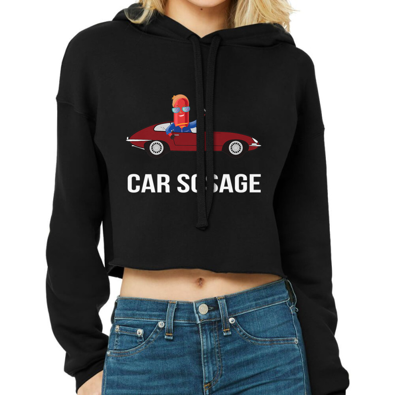 Car Susage Etype Premium T Shirt Cropped Hoodie by catotdmontis | Artistshot