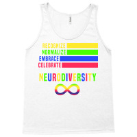 Recognize Normalize Embrace Celebrate Neurodiversity Girl Tank Top | Artistshot