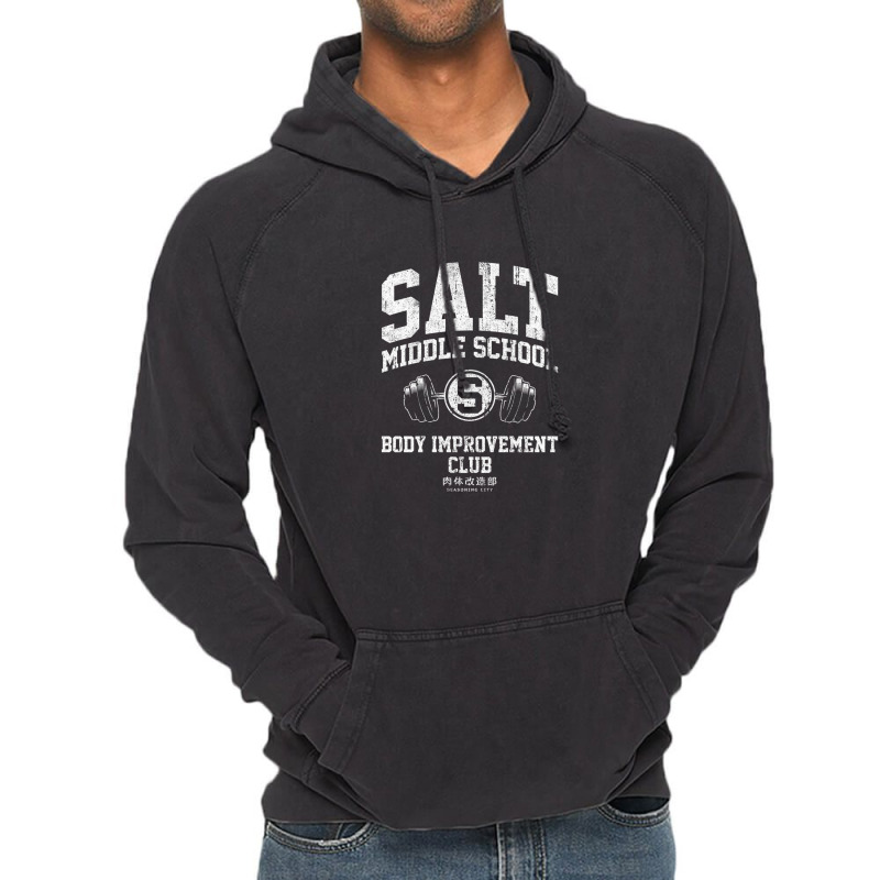 Salt Middle School Body Improvement Club Vintage Hoodie | Artistshot