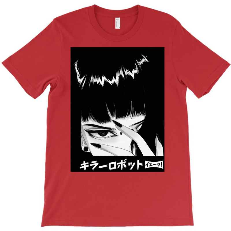 Vaporwave Japanese Goth Style Girl T-shirt | Artistshot