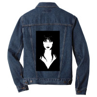 Elvira Portrait (1) Men Denim Jacket | Artistshot