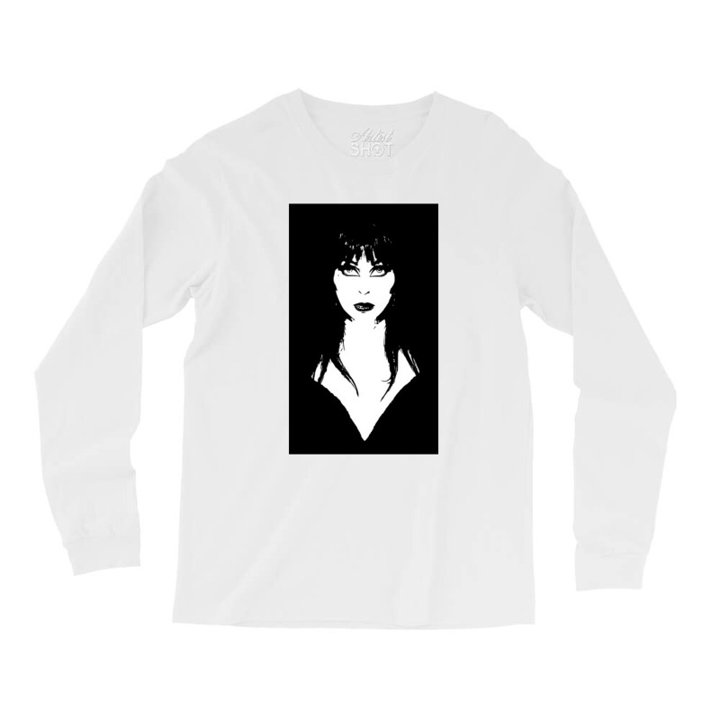 Elvira Portrait (1) Long Sleeve Shirts | Artistshot