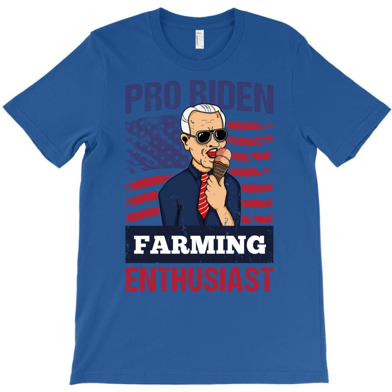 Pro Biden Farming Enthusiast Usa Flag Gift Cool T-shirt | Artistshot