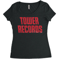 Tower Records Women's Triblend Scoop T-shirt | Artistshot