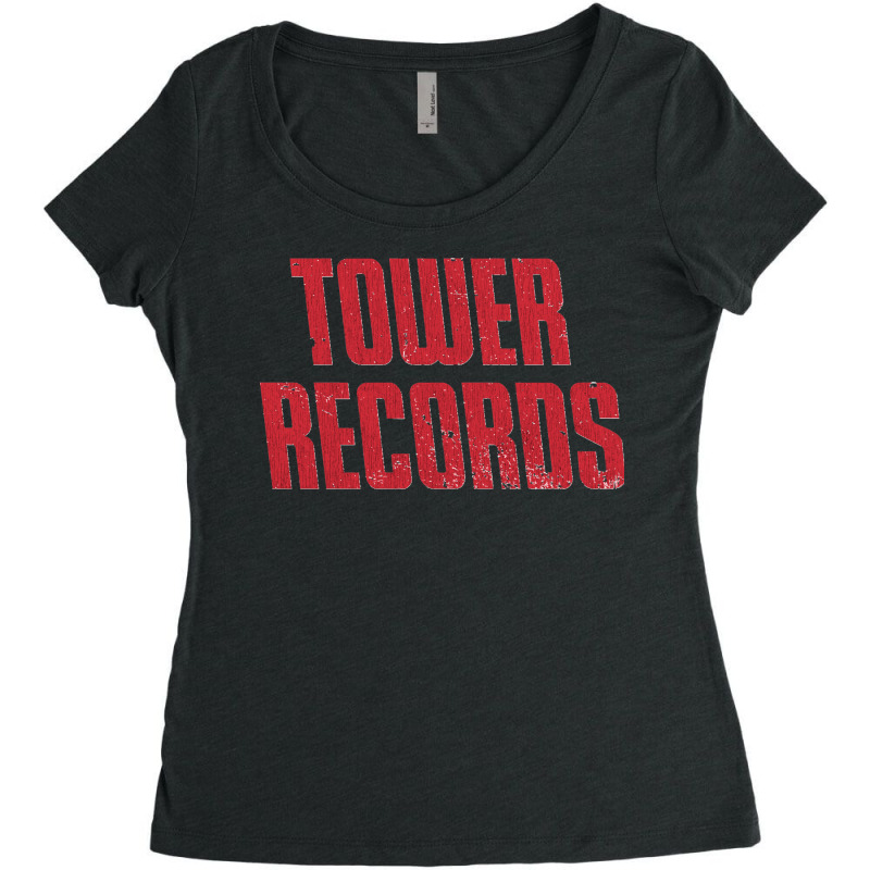 Tower Records Women's Triblend Scoop T-shirt by ERNESTOJAVIERSIERRA | Artistshot