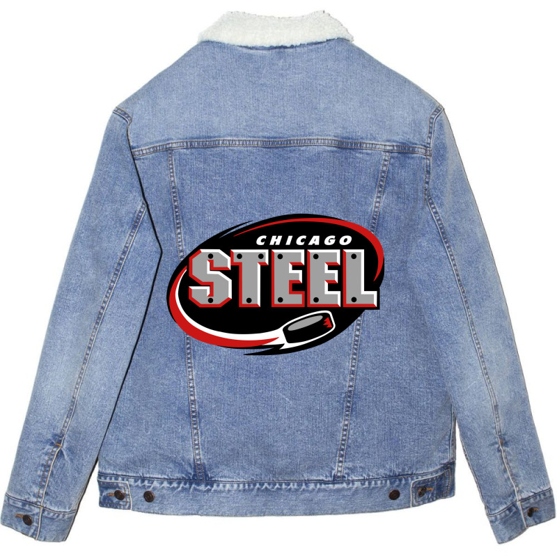 Chicago Steel Unisex Sherpa-Lined Denim Jacket by hilya | Artistshot