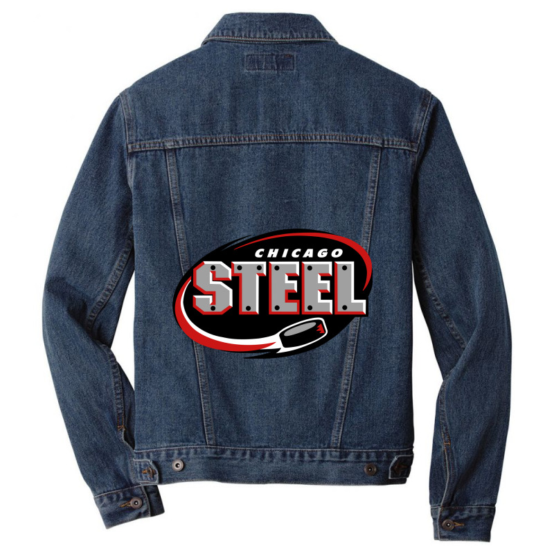 Chicago Steel Men Denim Jacket by hilya | Artistshot